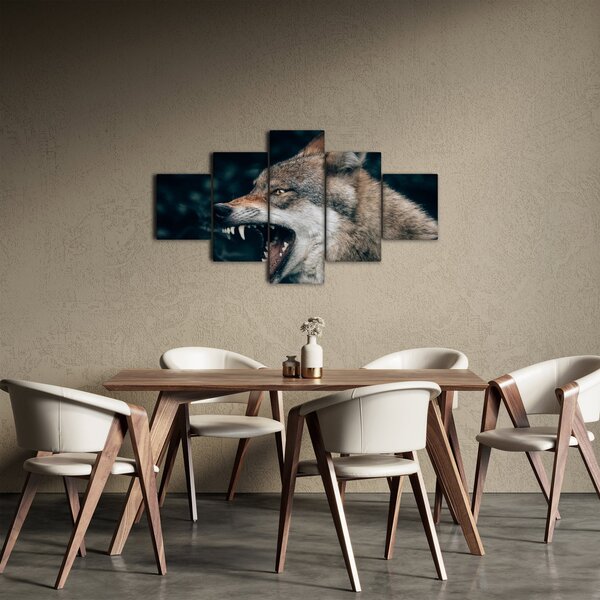 Obraz vlka (125x70 cm)