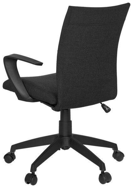 OTOČNÁ ŽIDLE, plochá tkanina, černá MID.YOU - Online Only kancelářské židle, Online Only