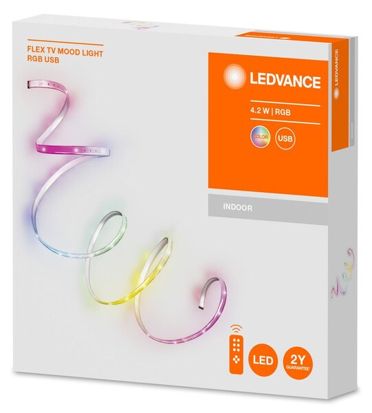 Moderní RGB LED pásek za televizi s USB 1.5m 4.2W FLEX TV
