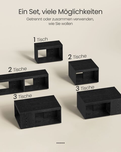 Set tří konferenčních stolků LCT301B01