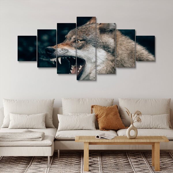 Obraz vlka (210x100 cm)