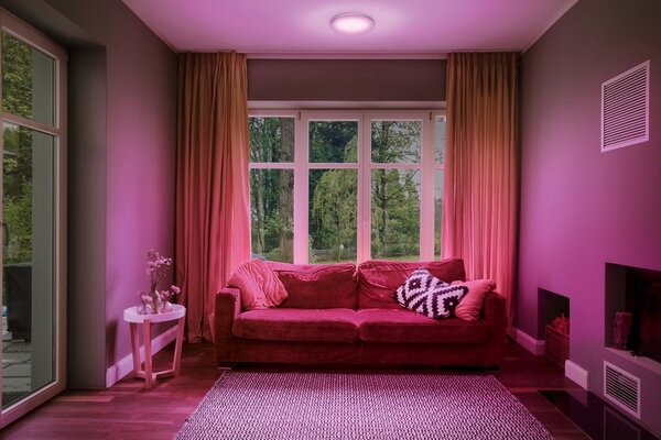 Chytré stropní WiFi LED světlo 300 PLANON, nastavitelná bílá