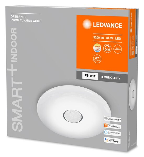 Chytré elegantní WiFi LED světlo KITE 510, nastavitelná bílá