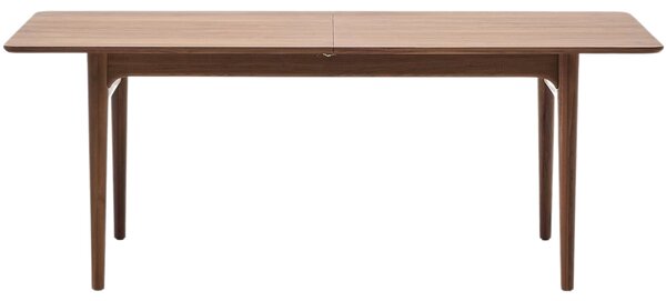 Ořechový rozkládací jídelní stůl Kave Home Elan 200/260 x 100 cm