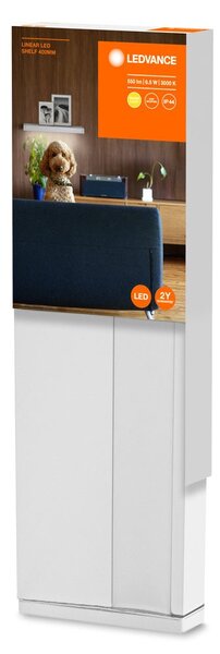 Funkční LED stropní světlo IP44 LINEAR SHELF 400 teplá bílá