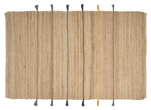Jutový koberec 140 x 200 cm béžový RAUTA