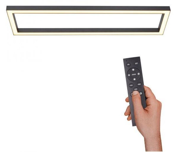 Paul Neuhaus Stropní LED svítidlo PURE-LINES, 42W, 110x30 cm, CCT 2700-5000K Barva: Antracit