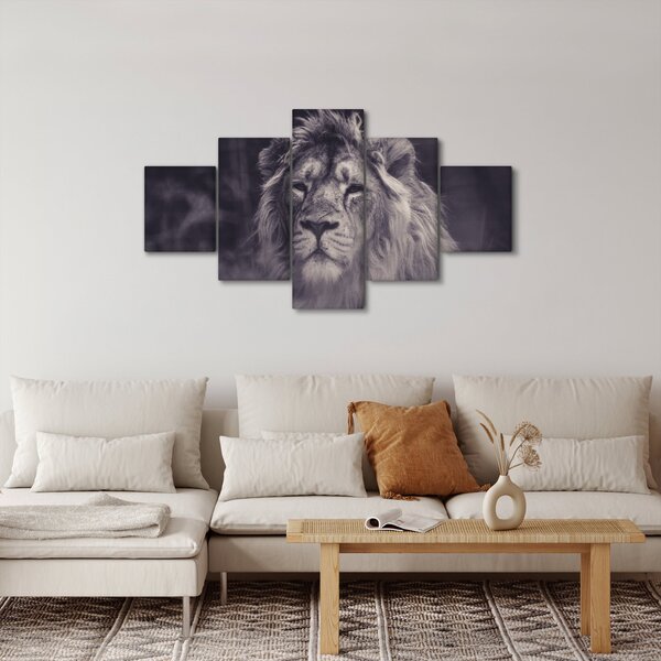 Obraz lva (125x70 cm)