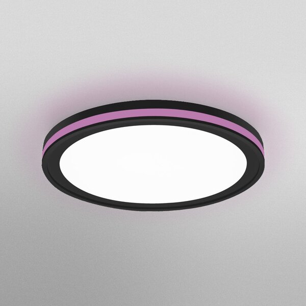 Chytré WiFi LED stropní světlo CIRCLE s RGB podsvícením