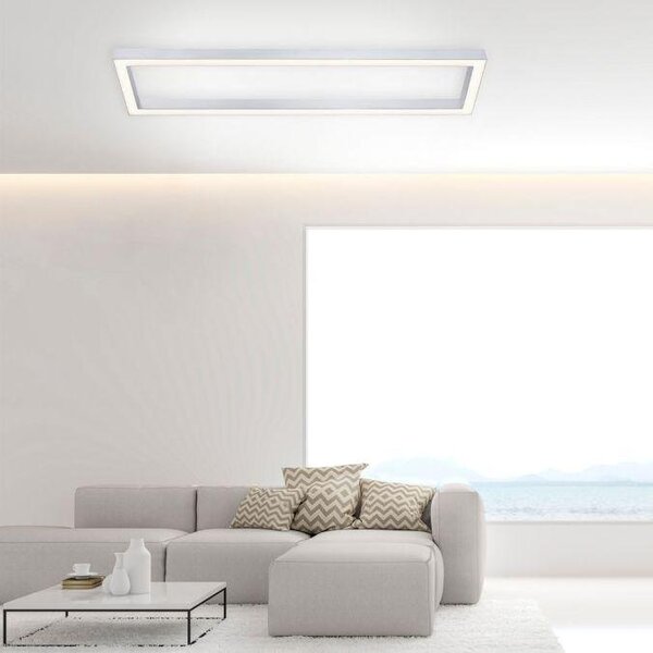 Paul Neuhaus Stropní LED svítidlo PURE-LINES, 42W, 110x30 cm, CCT 2700-5000K Barva: Antracit