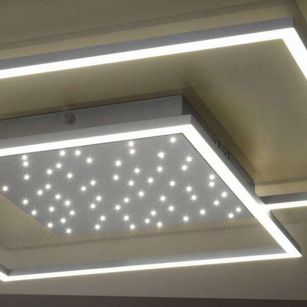 Paul Neuhaus Stropní LED svítidlo YUKI, 57W, 67x67 cm, CCT 2700-5000K