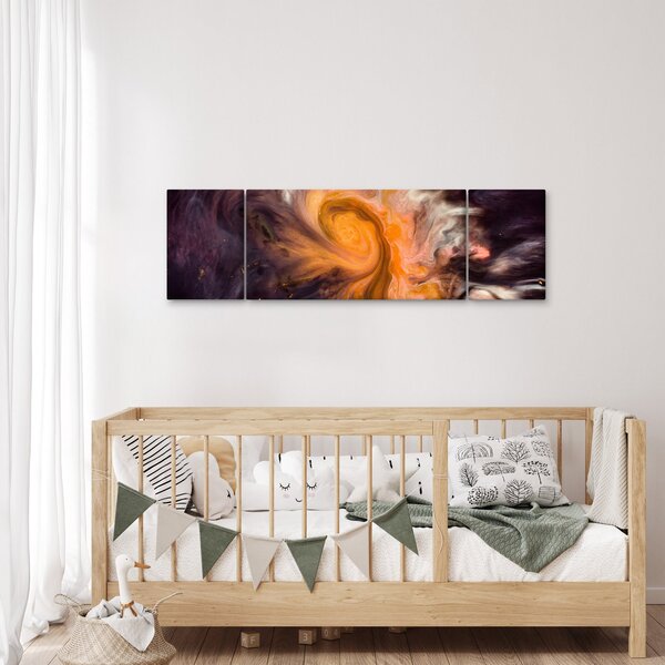 Abstraktní obraz - vesmír (170x50 cm)