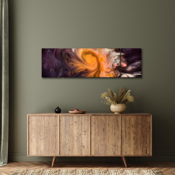 Abstraktní obraz - vesmír (170x50 cm)