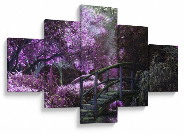 Obraz - Mystická zahrada (125x70 cm)