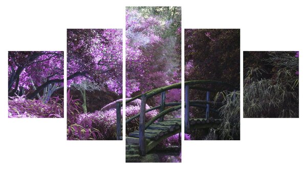 Obraz - Mystická zahrada (125x70 cm)