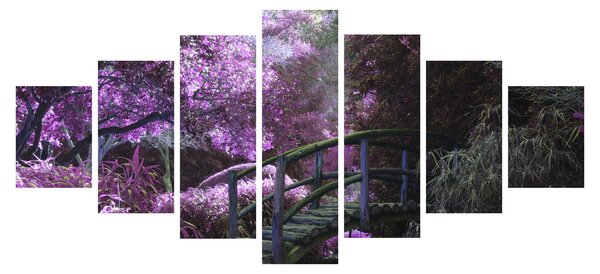 Obraz - Mystická zahrada (210x100 cm)