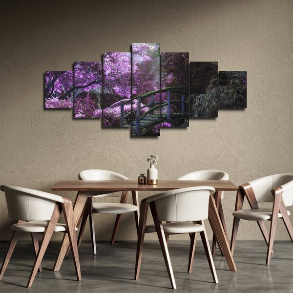Obraz - Mystická zahrada (210x100 cm)