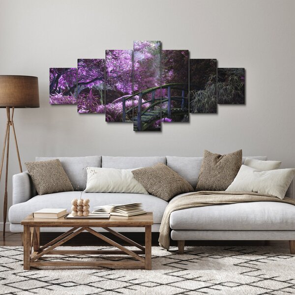 Obraz - Mystická zahrada (210x100 cm)