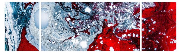 Abstraktní obraz (170x50 cm)