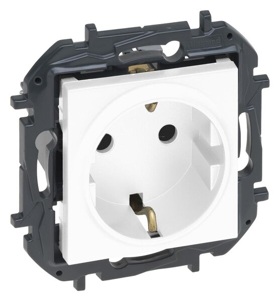 Legrand - Zásuvka domovní SCHUKO 250V/16A NILOE STEP bílá