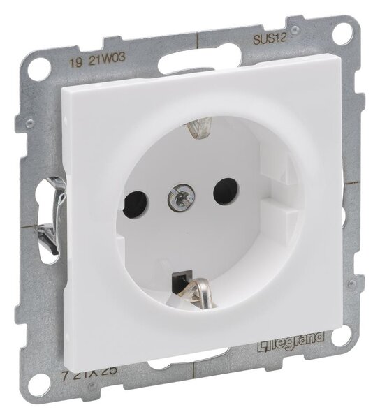 Legrand - Zásuvka domovní SCHUKO 250V/16A SUNO bílá