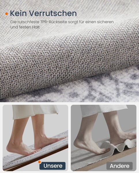 Koberec Boho-Stil šedý kruh