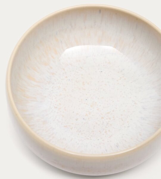 Kave Home Bílá keramická miska Uilo 14,5 cm