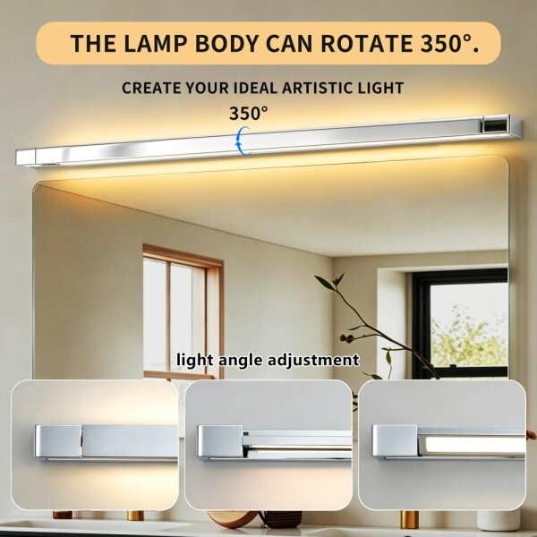 Brilagi - LED Koup. osvět. zrcadla AQUA LINE LED/36W/230V 120 cm IP44 lesklý chr