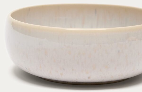 Kave Home Bílá keramická miska Uilo 14,5 cm
