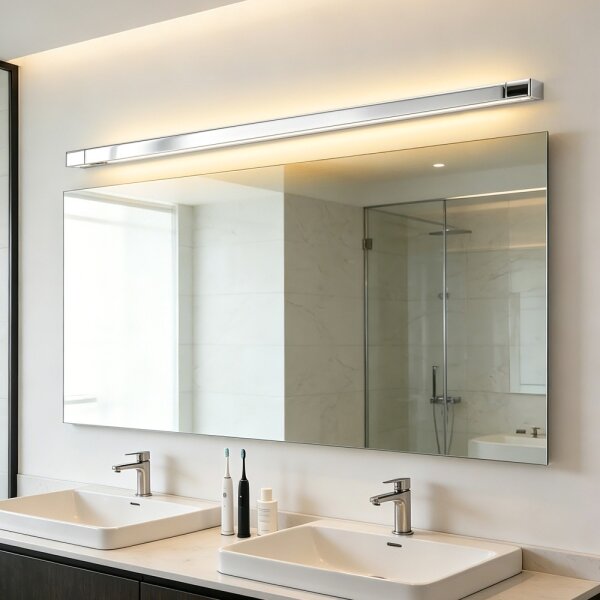 Brilagi - LED Koup. osvět. zrcadla AQUA LINE LED/36W/230V 120 cm IP44 lesklý chr