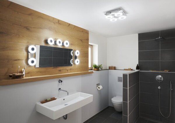 Chytré WiFi LED nástěnné světlo WAVE 200, nastavitelná bílá