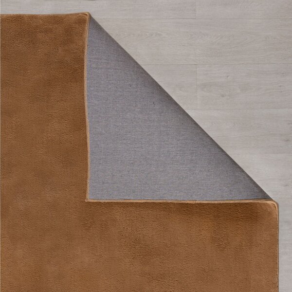 Flair Rugs, Kusový koberec Softie Camel, 200x290, hnědá, ložnice
