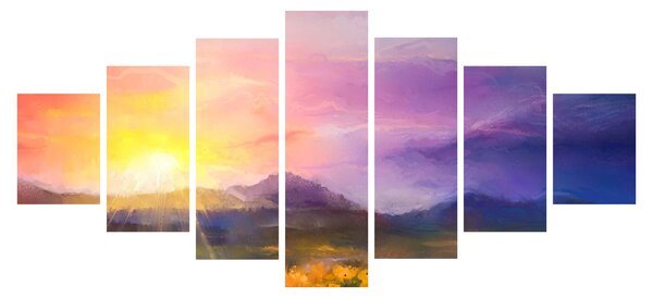 Obraz - Za svítání (210x100 cm)