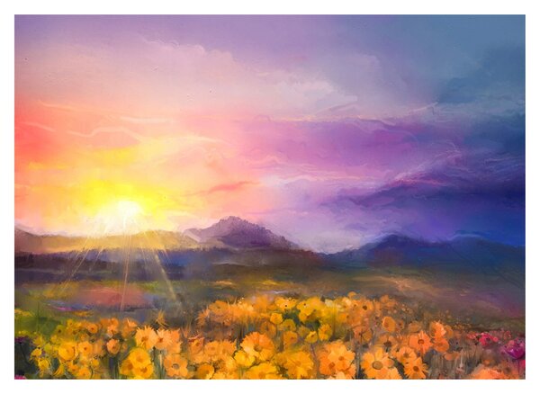 Obraz - Za svítání (70x50 cm)