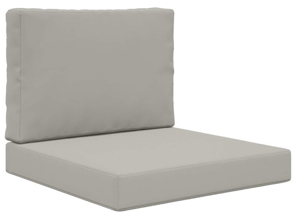 Venkovní polštář na pohovku 2 pcs Šedý Polyester