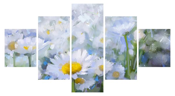 Obraz - V kopretinách (125x70 cm)
