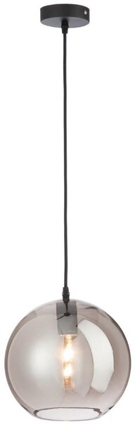 Šedé skleněné závěsné světlo J-Line Argia 25 cm