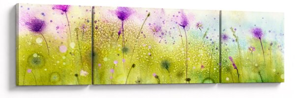 Obraz - Luční kvítí (170x50 cm)