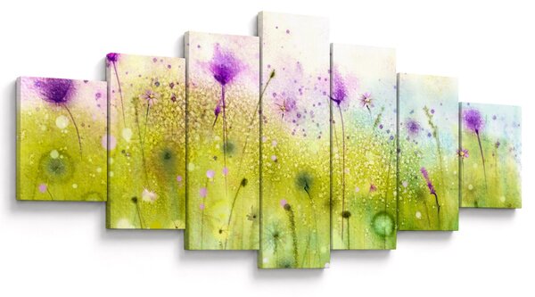 Obraz - Luční kvítí (210x100 cm)