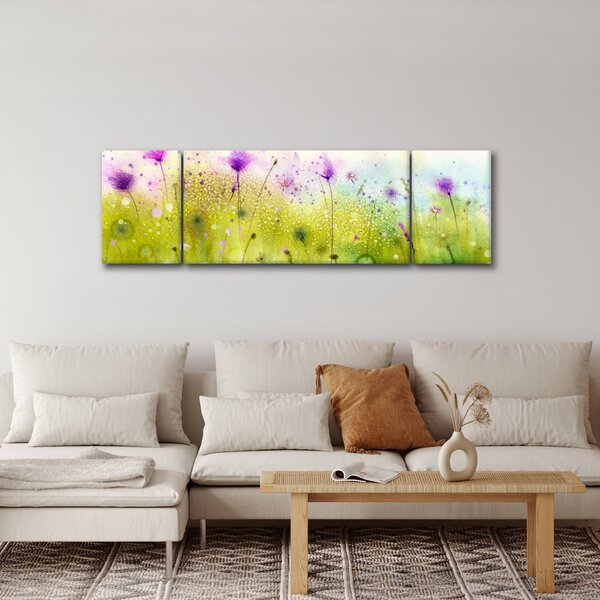 Obraz - Luční kvítí (170x50 cm)