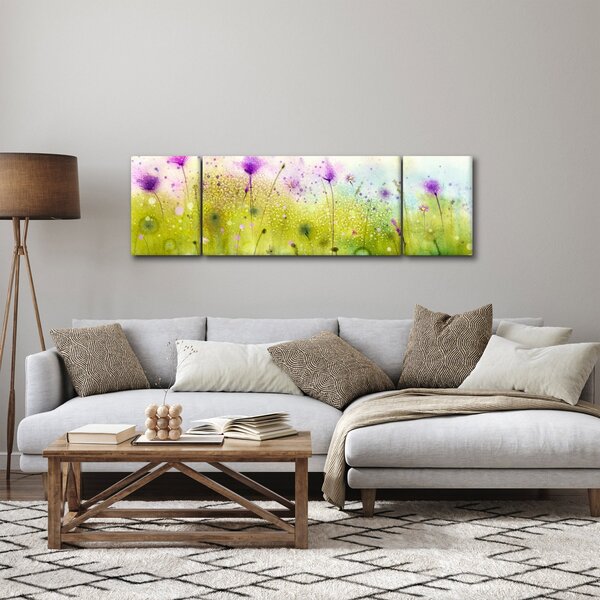 Obraz - Luční kvítí (170x50 cm)
