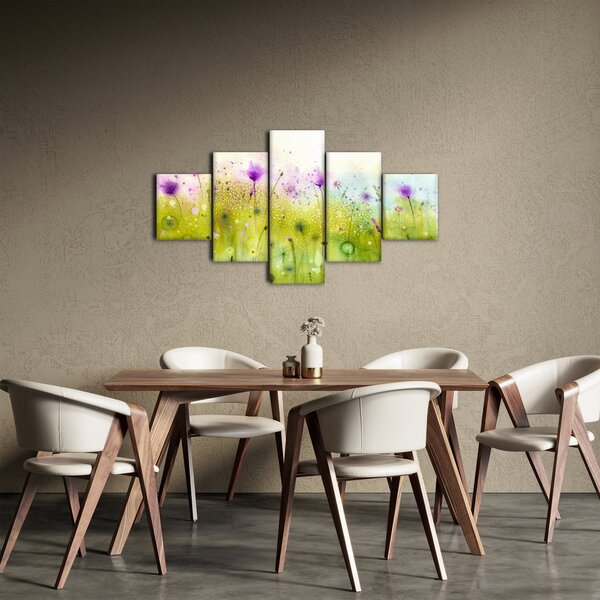 Obraz - Luční kvítí (125x70 cm)