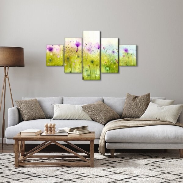 Obraz - Luční kvítí (125x70 cm)
