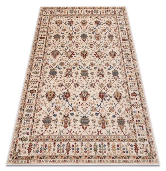 Koberec NAIN Ornament, rám 1028/51053 béžový / bordó / modrý