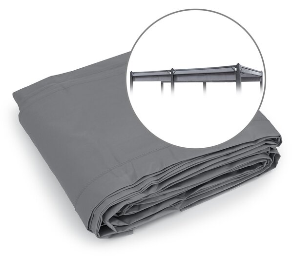 Blumfeldt Pantheon Cortina Pergola, náhradní střecha 200 g/m², polyesterová tkanina, 3x6 m, včetně lankového táhla