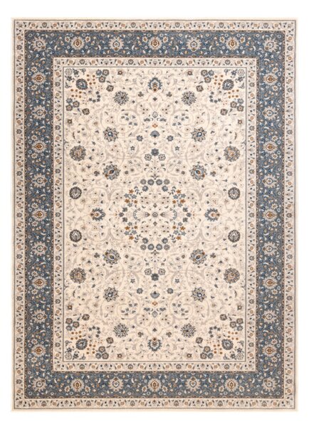 Koberec NAIN Ornament, rám 7179/51643 béžový / modrý