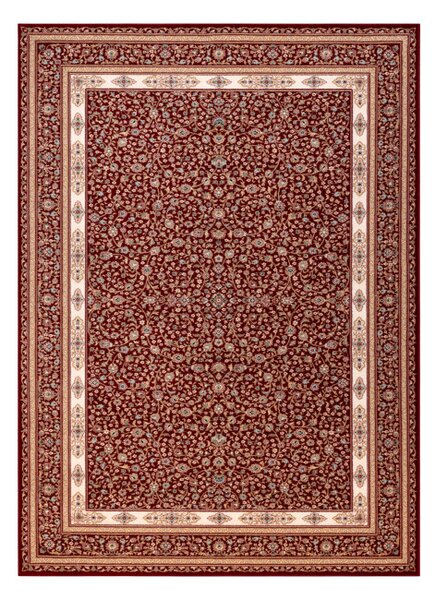 Koberec NAIN Ornament, rám 7965/51066 bordó / béžový