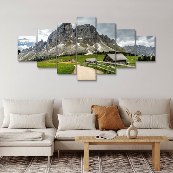 Obraz - V rakouských horách (210x100 cm)
