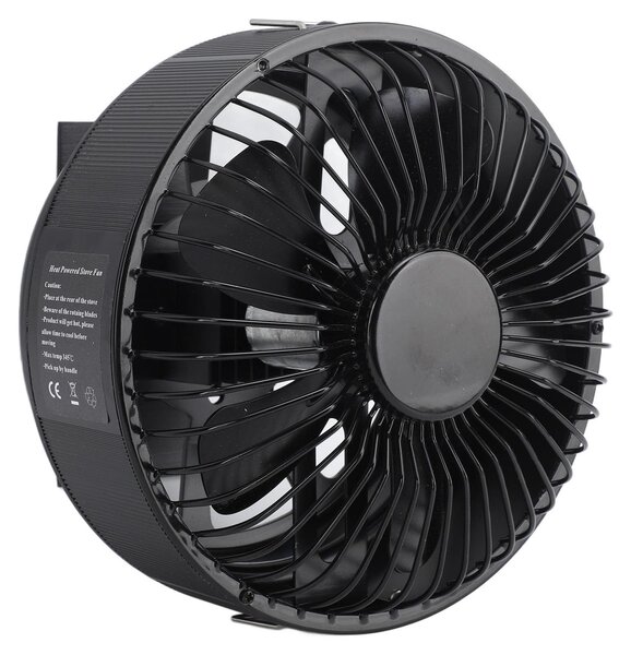 Ventilátor pro kamna s otevřeným ohniskem, poháněný teplem, vhodný pro kamna na dřevo a petrolejová kamna