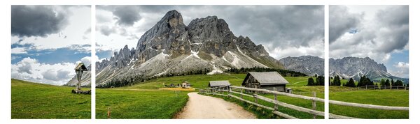 Obraz - V rakouských horách (170x50 cm)